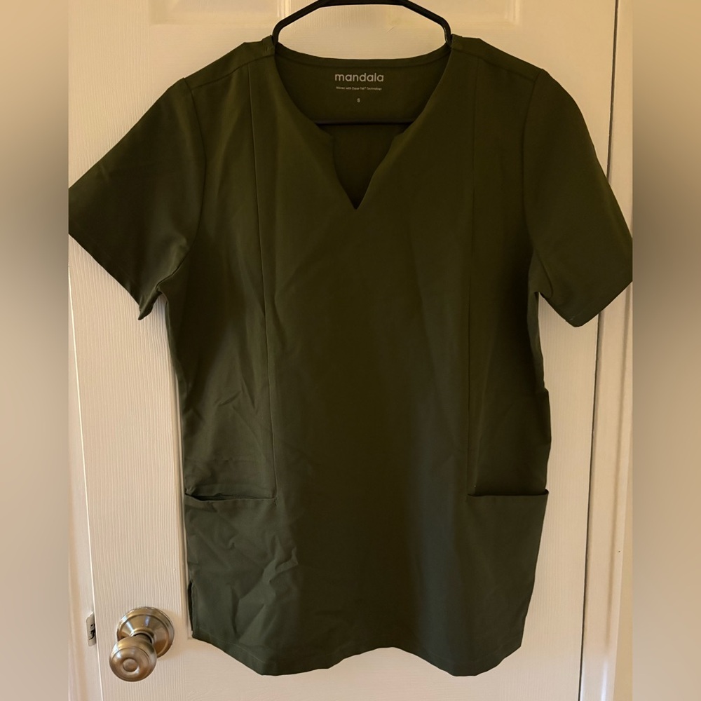 Mandala Women's Olive Green Blouse